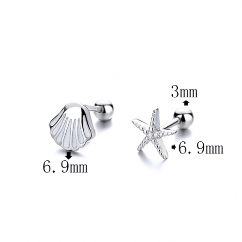 BC Wholesale 925 Sterling Silver Jewelry Earrings Good Quality Earrings NO.#925SJ8EA4220