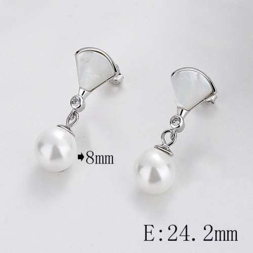 BC Wholesale 925 Sterling Silver Jewelry Earrings Good Quality Earrings NO.#925SJ8EA0112