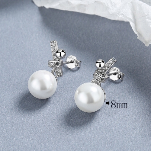 BC Wholesale 925 Sterling Silver Jewelry Earrings Good Quality Earrings NO.#925SJ8E2A0418