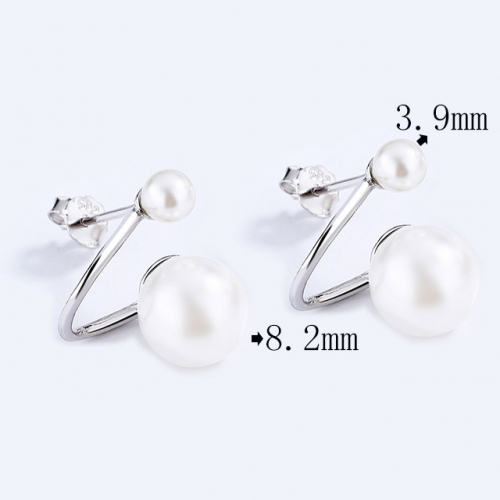 BC Wholesale 925 Sterling Silver Jewelry Earrings Good Quality Earrings NO.#925SJ8EA4820