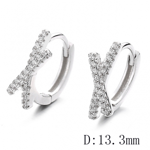 BC Wholesale 925 Sterling Silver Jewelry Earrings Good Quality Earrings NO.#925SJ8EA6102