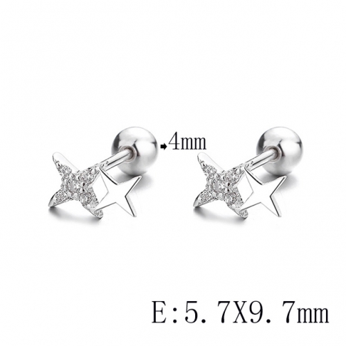 BC Wholesale 925 Sterling Silver Jewelry Earrings Good Quality Earrings NO.#925SJ8EA4511