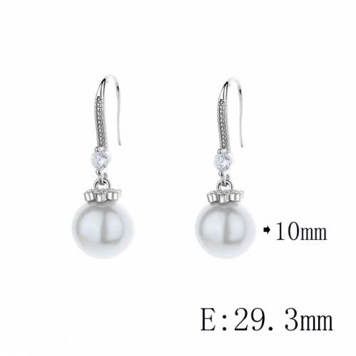 BC Wholesale 925 Sterling Silver Jewelry Earrings Good Quality Earrings NO.#925SJ8EA287