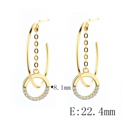 BC Wholesale 925 Sterling Silver Jewelry Earrings Good Quality Earrings NO.#925SJ8E1A219