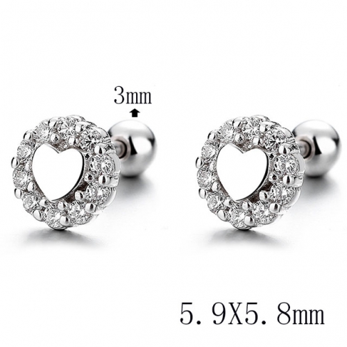 BC Wholesale 925 Sterling Silver Jewelry Earrings Good Quality Earrings NO.#925SJ8EA5003