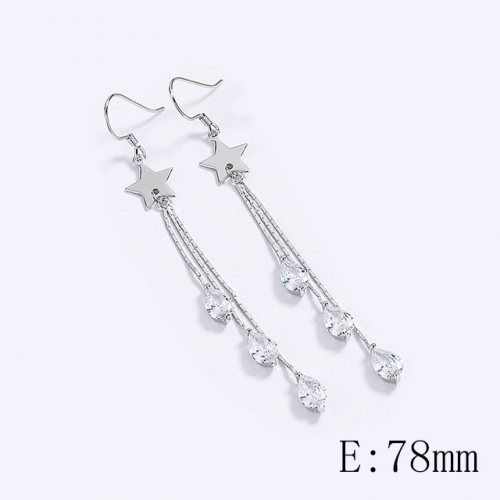 BC Wholesale 925 Sterling Silver Jewelry Earrings Good Quality Earrings NO.#925SJ8EA5806