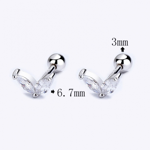 BC Wholesale 925 Sterling Silver Jewelry Earrings Good Quality Earrings NO.#925SJ8EA418