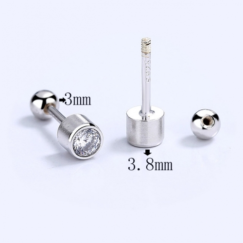 BC Wholesale 925 Sterling Silver Jewelry Earrings Good Quality Earrings NO.#925SJ8EA4306