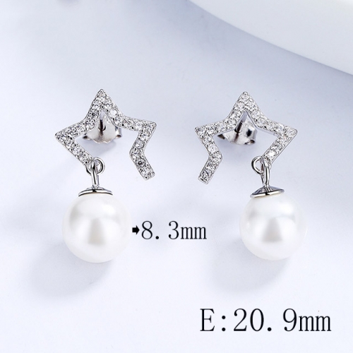 BC Wholesale 925 Sterling Silver Jewelry Earrings Good Quality Earrings NO.#925SJ8EA013