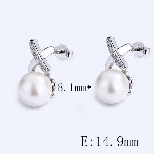 BC Wholesale 925 Sterling Silver Jewelry Earrings Good Quality Earrings NO.#925SJ8EA4008