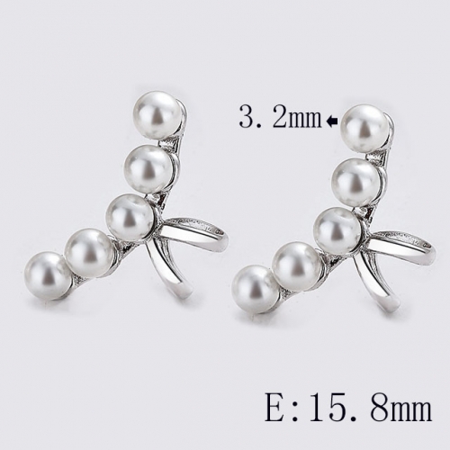 BC Wholesale 925 Sterling Silver Jewelry Earrings Good Quality Earrings NO.#925SJ8EA0212