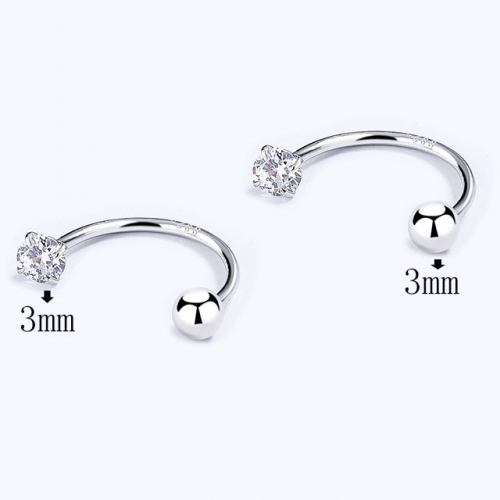 BC Wholesale 925 Sterling Silver Jewelry Earrings Good Quality Earrings NO.#925SJ8EA124