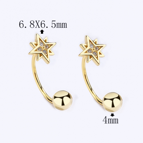 BC Wholesale 925 Sterling Silver Jewelry Earrings Good Quality Earrings NO.#925SJ8E3A5202