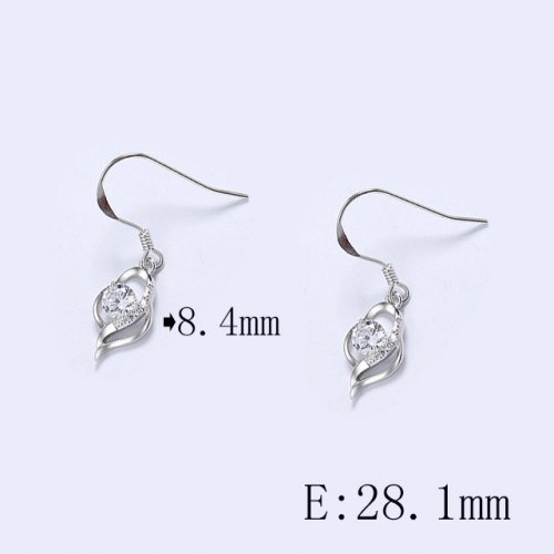 BC Wholesale 925 Sterling Silver Jewelry Earrings Good Quality Earrings NO.#925SJ8EA286