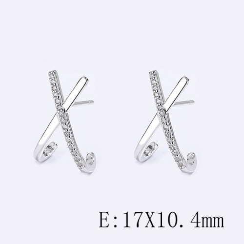 BC Wholesale 925 Sterling Silver Jewelry Earrings Good Quality Earrings NO.#925SJ8EA6013