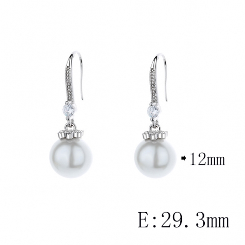 BC Wholesale 925 Sterling Silver Jewelry Earrings Good Quality Earrings NO.#925SJ8E1A287