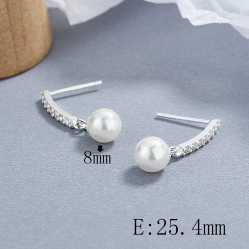 BC Wholesale 925 Sterling Silver Jewelry Earrings Good Quality Earrings NO.#925SJ8E2A082