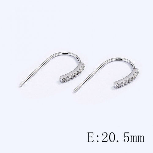 BC Wholesale 925 Sterling Silver Jewelry Earrings Good Quality Earrings NO.#925SJ8EA0313