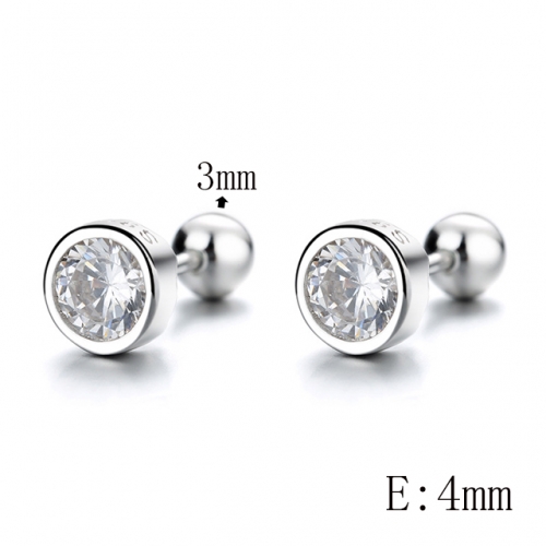 BC Wholesale 925 Sterling Silver Jewelry Earrings Good Quality Earrings NO.#925SJ8EA3010