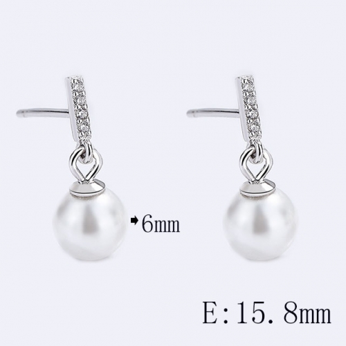 BC Wholesale 925 Sterling Silver Jewelry Earrings Good Quality Earrings NO.#925SJ8E1A0917