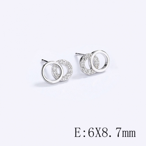 BC Wholesale 925 Sterling Silver Jewelry Earrings Good Quality Earrings NO.#925SJ8EA5701