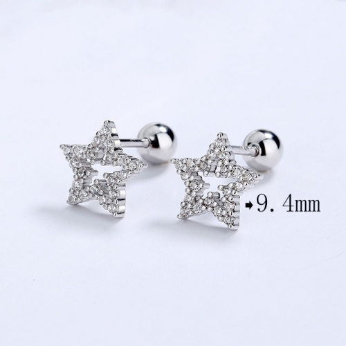 BC Wholesale 925 Sterling Silver Jewelry Earrings Good Quality Earrings NO.#925SJ8EA3210