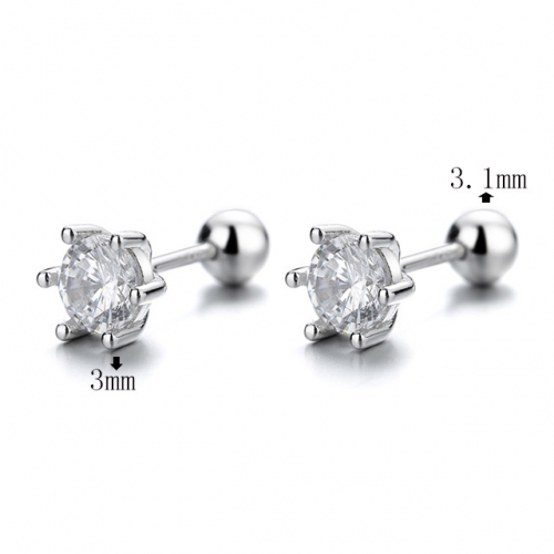 BC Wholesale 925 Sterling Silver Jewelry Earrings Good Quality Earrings NO.#925SJ8EA3011