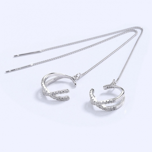 BC Wholesale 925 Sterling Silver Jewelry Earrings Good Quality Earrings NO.#925SJ8EA4606