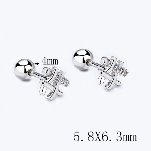 BC Wholesale 925 Sterling Silver Jewelry Earrings Good Quality Earrings NO.#925SJ8EA2815