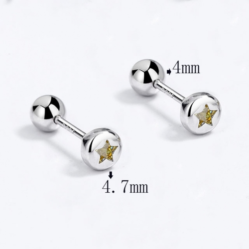 BC Wholesale 925 Sterling Silver Jewelry Earrings Good Quality Earrings NO.#925SJ8EA3815
