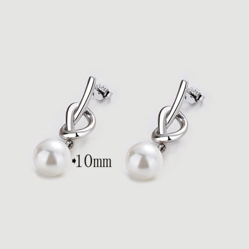 BC Wholesale 925 Sterling Silver Jewelry Earrings Good Quality Earrings NO.#925SJ8E1A036