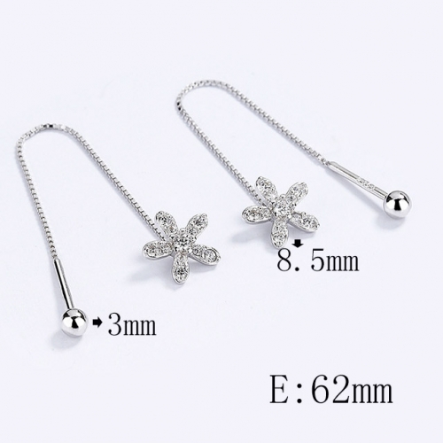 BC Wholesale 925 Sterling Silver Jewelry Earrings Good Quality Earrings NO.#925SJ8EA5702