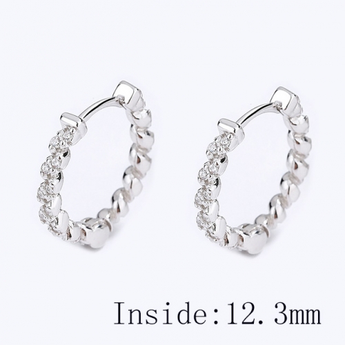BC Wholesale 925 Sterling Silver Jewelry Earrings Good Quality Earrings NO.#925SJ8EA5504