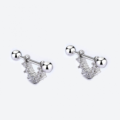 BC Wholesale 925 Sterling Silver Jewelry Earrings Good Quality Earrings NO.#925SJ8EA4906