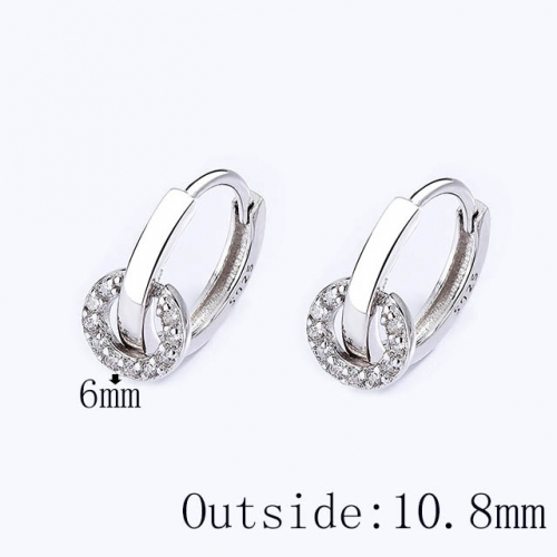 BC Wholesale 925 Sterling Silver Jewelry Earrings Good Quality Earrings NO.#925SJ8EA4502
