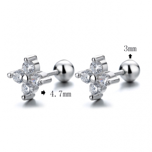 BC Wholesale 925 Sterling Silver Jewelry Earrings Good Quality Earrings NO.#925SJ8EA3014