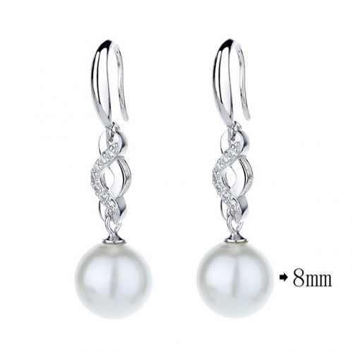 BC Wholesale 925 Sterling Silver Jewelry Earrings Good Quality Earrings NO.#925SJ8EA306