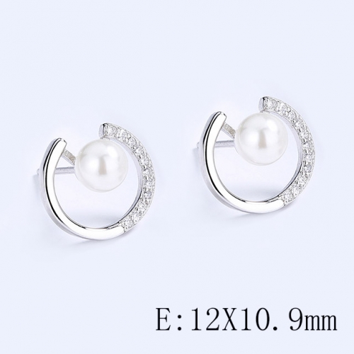 BC Wholesale 925 Sterling Silver Jewelry Earrings Good Quality Earrings NO.#925SJ8EA303