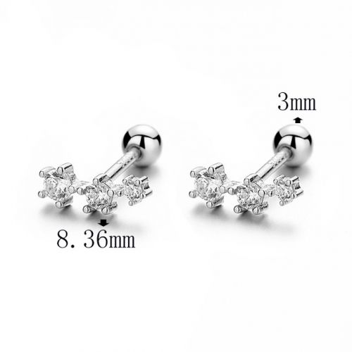 BC Wholesale 925 Sterling Silver Jewelry Earrings Good Quality Earrings NO.#925SJ8EA3805