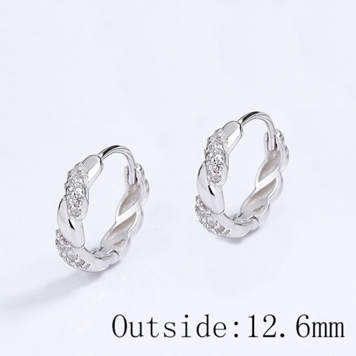BC Wholesale 925 Sterling Silver Jewelry Earrings Good Quality Earrings NO.#925SJ8EA5415