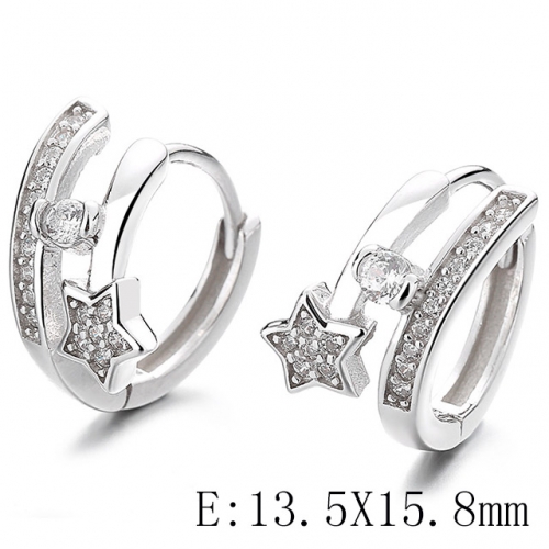 BC Wholesale 925 Sterling Silver Jewelry Earrings Good Quality Earrings NO.#925SJ8EA083