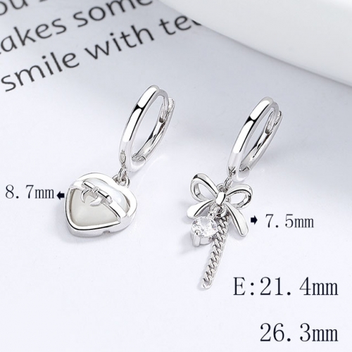 BC Wholesale 925 Sterling Silver Jewelry Earrings Good Quality Earrings NO.#925SJ8EA051