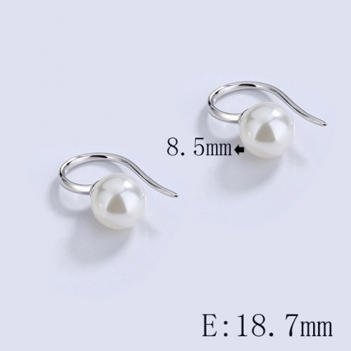 BC Wholesale 925 Sterling Silver Jewelry Earrings Good Quality Earrings NO.#925SJ8EA4207