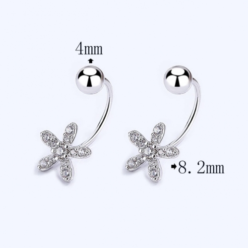 BC Wholesale 925 Sterling Silver Jewelry Earrings Good Quality Earrings NO.#925SJ8EA4513