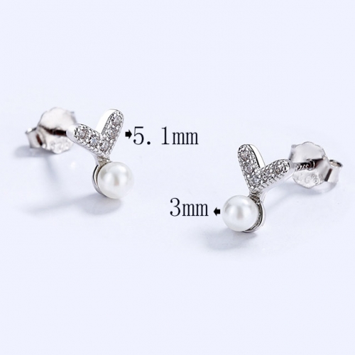 BC Wholesale 925 Sterling Silver Jewelry Earrings Good Quality Earrings NO.#925SJ8EA4218