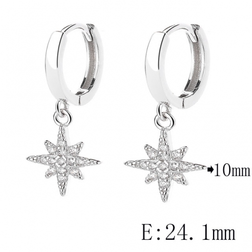 BC Wholesale 925 Sterling Silver Jewelry Earrings Good Quality Earrings NO.#925SJ8EA031