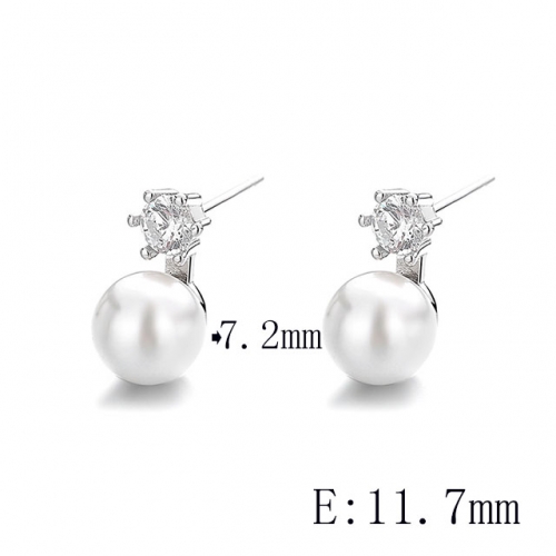 BC Wholesale 925 Sterling Silver Jewelry Earrings Good Quality Earrings NO.#925SJ8EA043