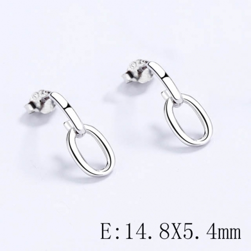 BC Wholesale 925 Sterling Silver Jewelry Earrings Good Quality Earrings NO.#925SJ8EA4506