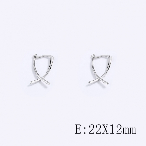 BC Wholesale 925 Sterling Silver Jewelry Earrings Good Quality Earrings NO.#925SJ8EA4808