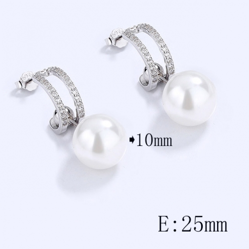 BC Wholesale 925 Sterling Silver Jewelry Earrings Good Quality Earrings NO.#925SJ8EA0904